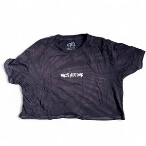 Emo’s Not Dead women’s crop tee in size Large